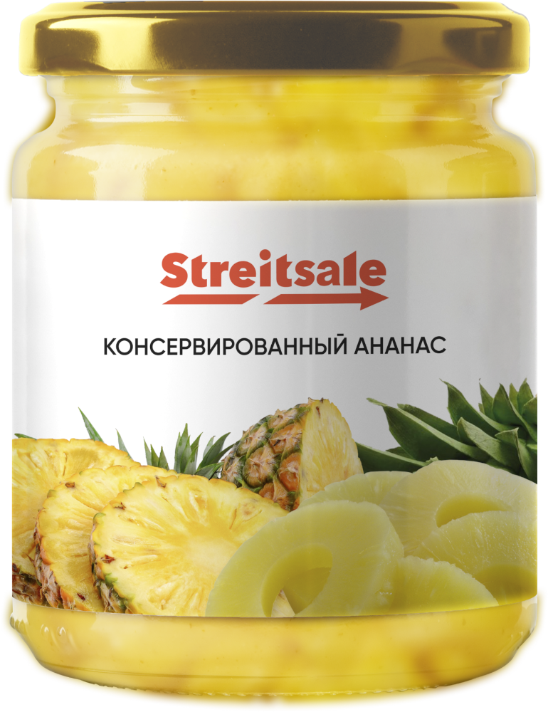 Canned pineapples pieces 410 g